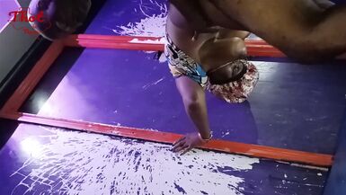 Thot in Texas - Ebony Pussy Fucked in booth Backroom - 12 image