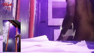 Thot in Texas - Ebony Pussy Fucked in booth Backroom - 5 image