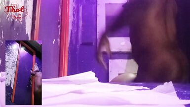 Thot in Texas - Ebony Pussy Fucked in booth Backroom - 6 image