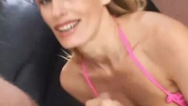 Handjob Surprise For Horny Guy giving a relaxing experience - 1 image