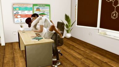 Sims 4. Naughty College. Part 1 - Teacher's hole (Penthouse parody)