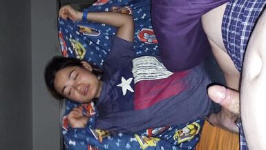 Asiatique Fellation Reine CUMSLUT WIfe - 7 image