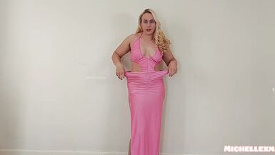 Stripper dress try on