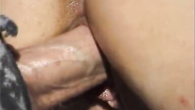 Lustvolle Blondine mit kurvigem Körper wird tief anal gebohrt - 3 image