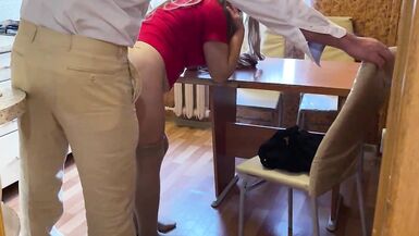 If the MILF takes off her jeans, then you can have anal sex - 10 image