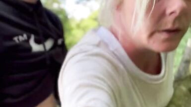 Posh Milf Enjoyed Anal in the woods - 5 image
