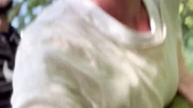 Posh Milf Enjoyed Anal in the woods - 6 image