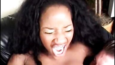 Buff white guy picks up black chick and eats her pussy with passion - 9 image