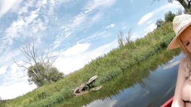 Naughty Kayak trip with Polish Truu Couple. - 3 image