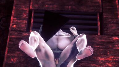 Женщина с пирамидальной головой получает жесткий трах | Silent Hill Hentai Parody - 15 image