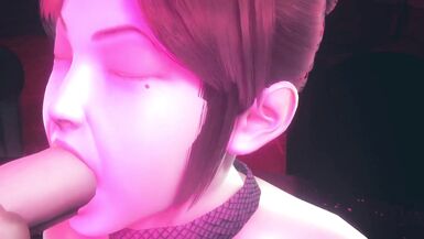 Thick Mature Bunny face sitting on a customer in her club| 3D porn Hentai - 15 image