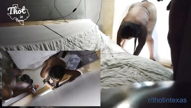 Thot in Texas - Creampied By Strangers Black Ebony - 5 image