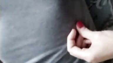 Lunchtime quicky with neighbors wife turns into mutual masturbation and being late back to work - 15 image