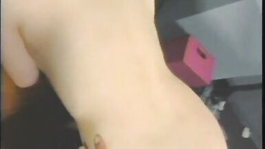 Gorgeous cuttie gets her cunt and ass hole banged by two poles indoors - 8 image