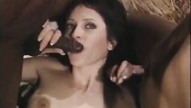 Tribesmen fuck hot brunette deep in ass - 8 image