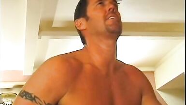 Hung guy gets head from his wife and the babysitter - 9 image