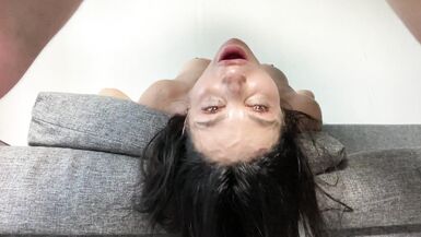 SHE LICKED MY ASS AND GOT A BIG DICK IN THE THROAT - 12 image