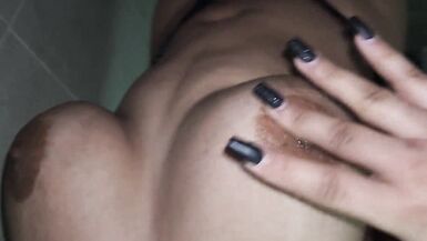 Japanese mature finds me masturbating in the bathroom and takes my milk - 4 image