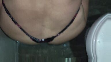 Japanese mature finds me masturbating in the bathroom and takes my milk - 6 image