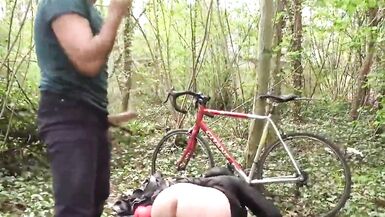 Blonde Wife Gets Fucked in Public Park - 11 image