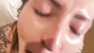 Bitch Hot Wife Used HARD By Hired Huge Cock BBC - 5 image