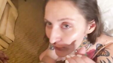 Bitch Hot Wife Used HARD By Hired Huge Cock BBC - 6 image