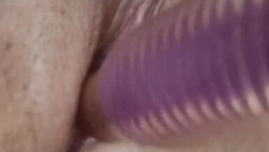 ASMR BBW Milf Dildo Masturbation super juicy pussycontraction closeup - 4 image
