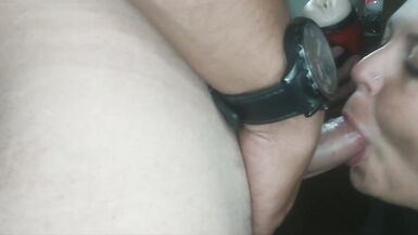 Neighbours wife is good at sucking cock,swapping between her mouth pussy and a pussy pocket - 11 image