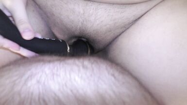 Pregnant wife with a big boobs need a good fucking and creampie after shower! - 10 image