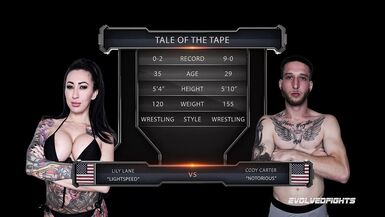 Lily Lane Nude Wrestling Cody Carter Going Oral Then Being Fucked Hard - 1 image