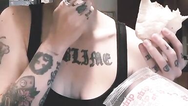Tattooed milf gets stuffed