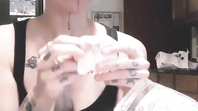 Tattooed milf gets stuffed