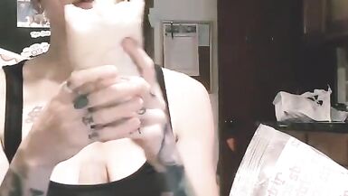 Tattooed milf gets stuffed