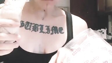 Tattooed milf gets stuffed