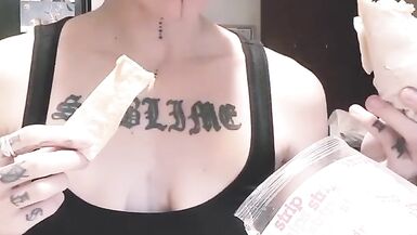 Tattooed milf gets stuffed