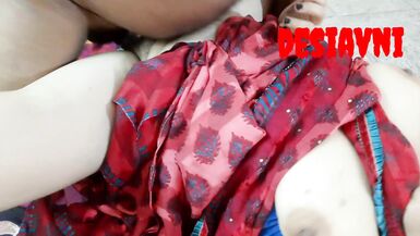 desi avni bangali mother working in kitchen while he want to suck her boobs - 11 image