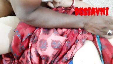 desi avni bangali mother working in kitchen while he want to suck her boobs - 12 image