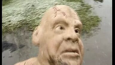 Fat woman fucked outdoors in the mud - 1 image