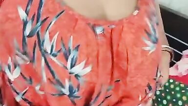 Indian Myra07 caught cheating & humiliated by stepson's big cock - 3 image