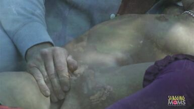 Dirty cowboy fucks a sluty inexperienced brunette tiny ass in the woods - 4 image