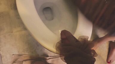 KiICKING his Dick! POV FemDom Nylon & Toilet Seat COCK & BALL BUST by MATURE MOMMY Mistress Thursday - 12 image