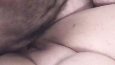 Ugly dude eats fat tattooed brunette's pussy then fucks her doggy-style - 12 image