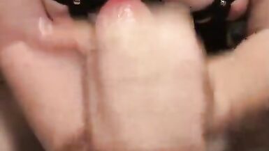 Laughing MILF Ruins Cumshot on Command and Tortures his Cock - 5 image