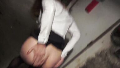 BLONDE MOM ASS FUCKED IN A DIRTY CELLAR - 3 image