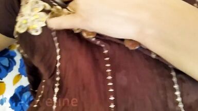 Indian Mms Queen Shruti Enjoying with Fan Dirty Hindi Chudai Hot Cumshot - 4 image