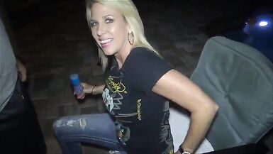 Shameless Wife Pleasing two Lucky Strangers