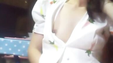 Chinese Asian girl alone at home masturbation 1 - 13 image
