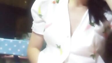 Chinese Asian girl alone at home masturbation 1 - 7 image