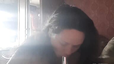 A hungry stranger's wife with big tits jumps on a member of a forelock and then shoots a video for h - 11 image