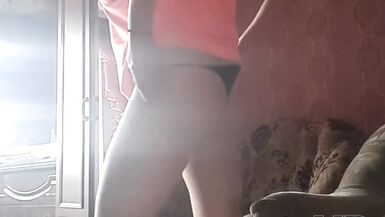A hungry stranger's wife with big tits jumps on a member of a forelock and then shoots a video for h - 8 image